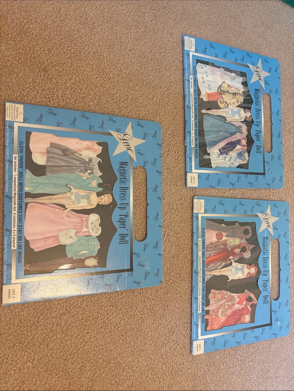 Vintage Style Kids Paper Doll Costume Sets - Gene by Mel Odom